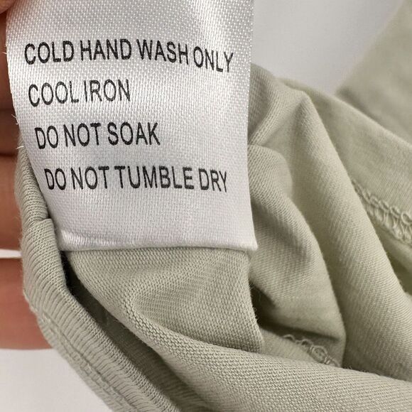 Princess Polly | Green Crop Blouse Long Sleeve Top | Sz‎ 4 Spring Casual - Picture 9 of 11